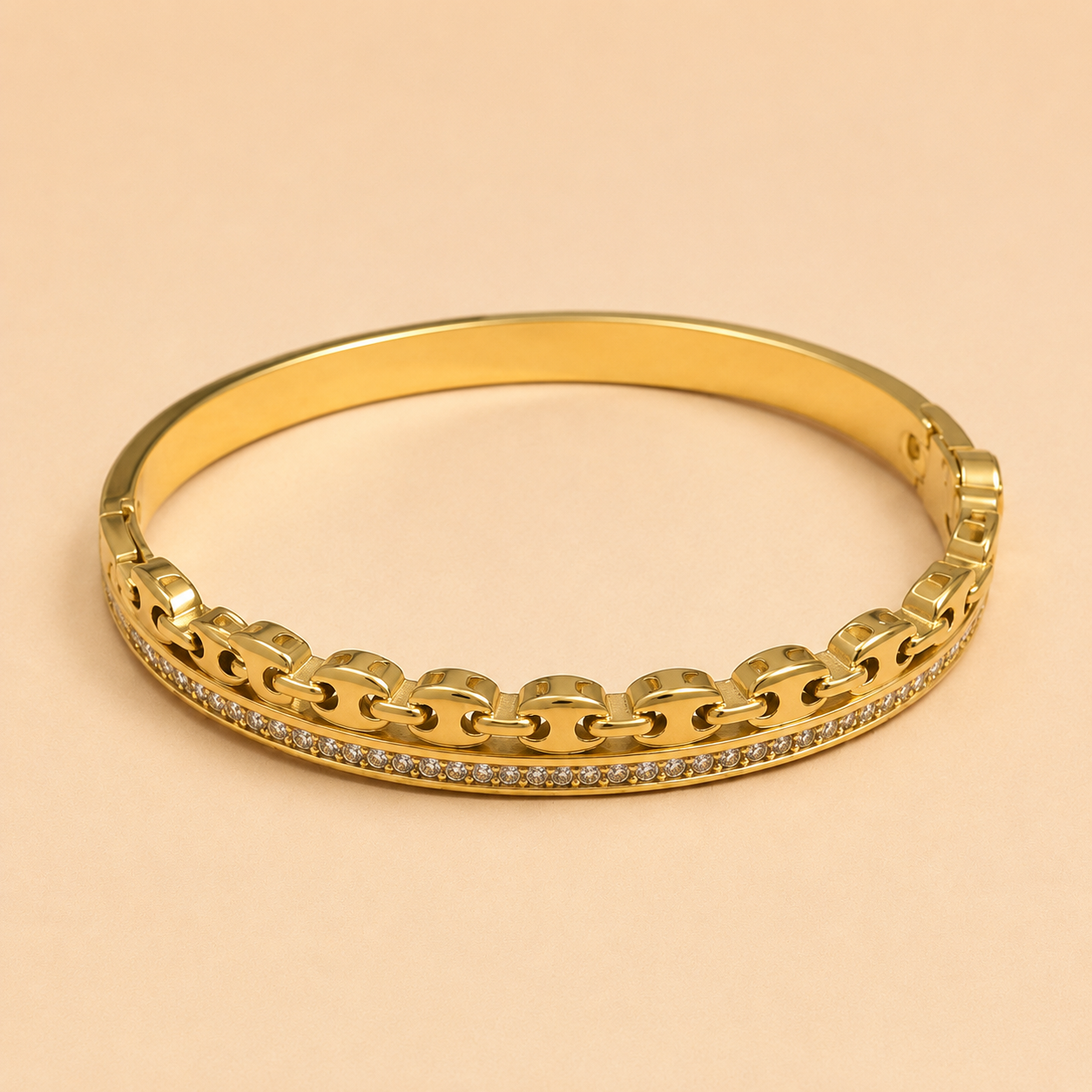 Royal Chain Crystal Bangle
