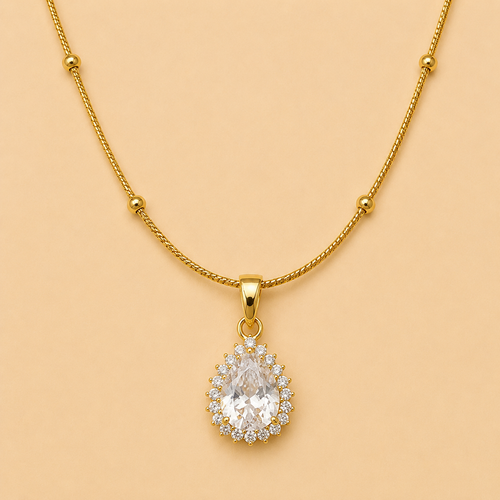 Aurora Teardrop Necklace