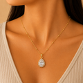 Aurora Teardrop Necklace