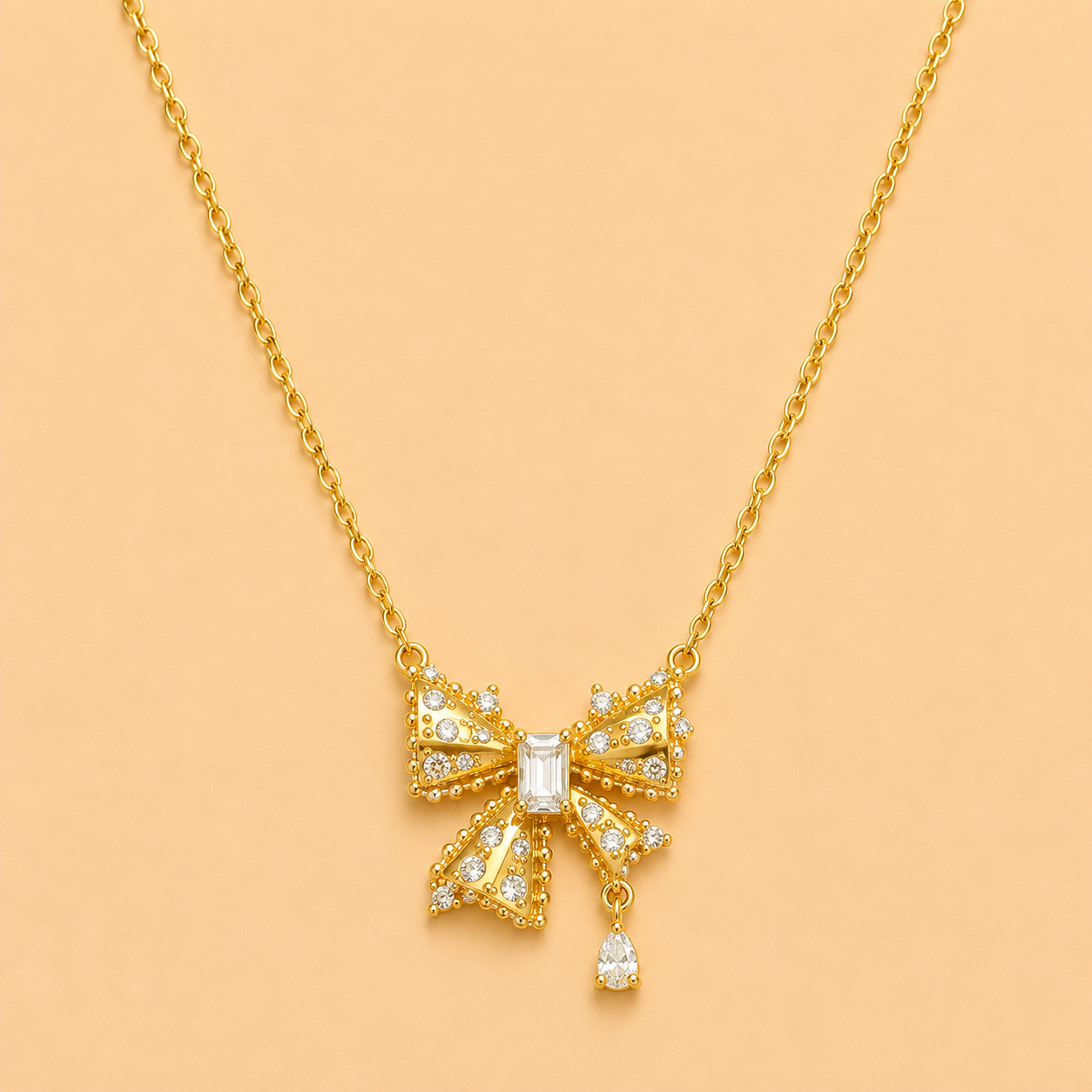 Celeste Bow Necklace