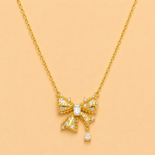 Celeste Bow Necklace