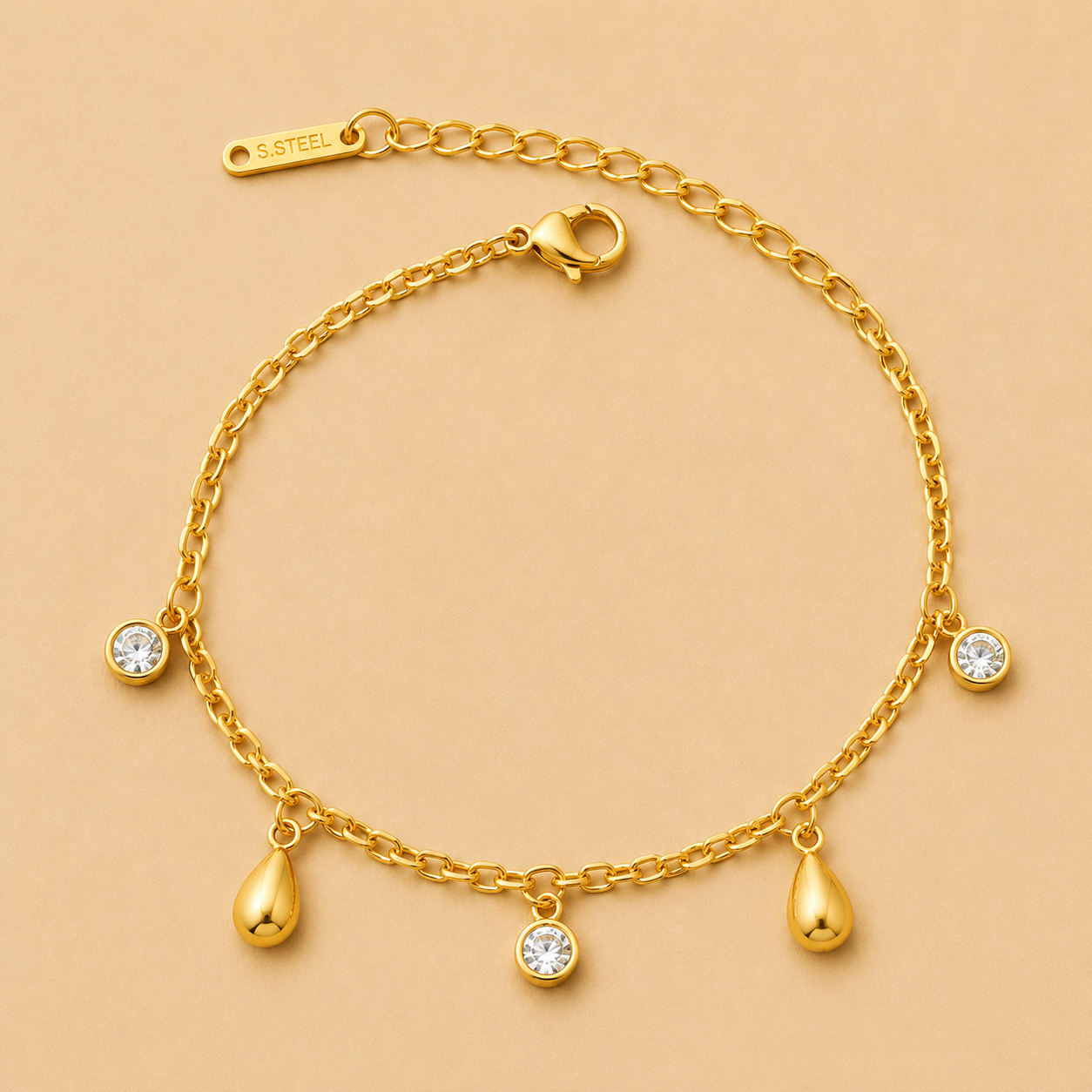 Luna Drop Crystal Bracelet