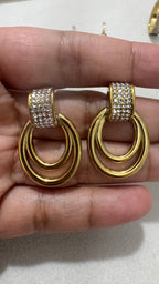 Studded earrings