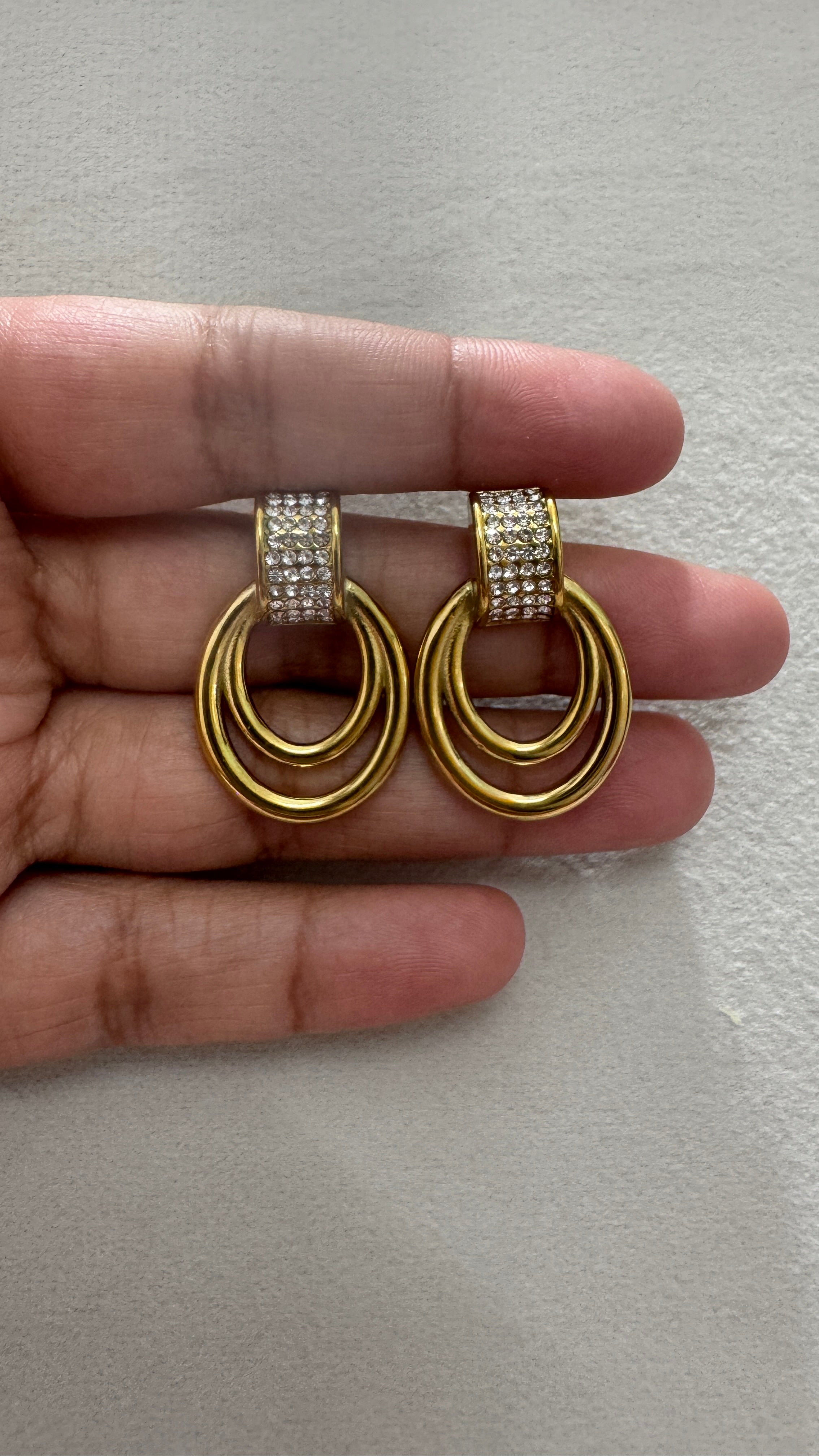 Studded earrings
