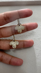 Crystal Clover Earrings