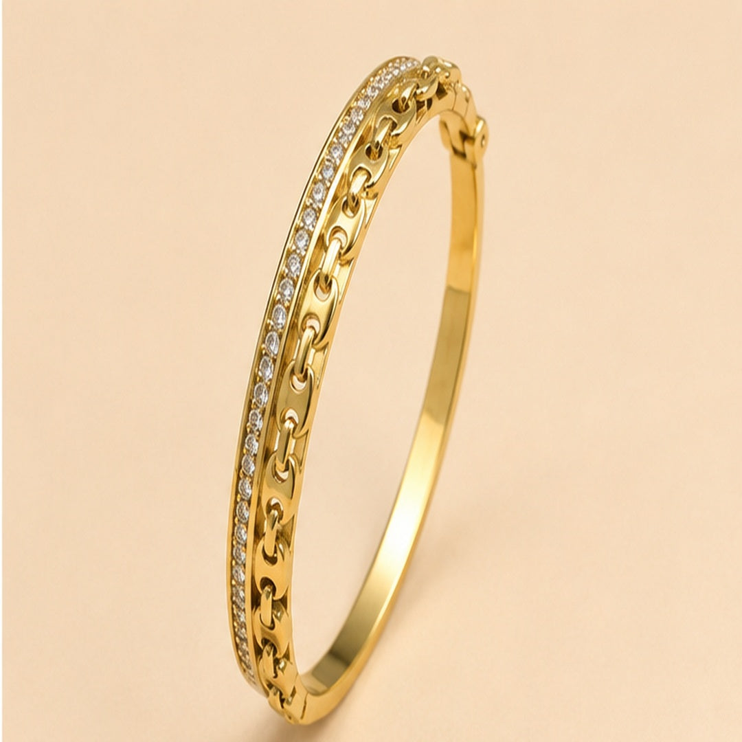 Royal Chain Crystal Bangle